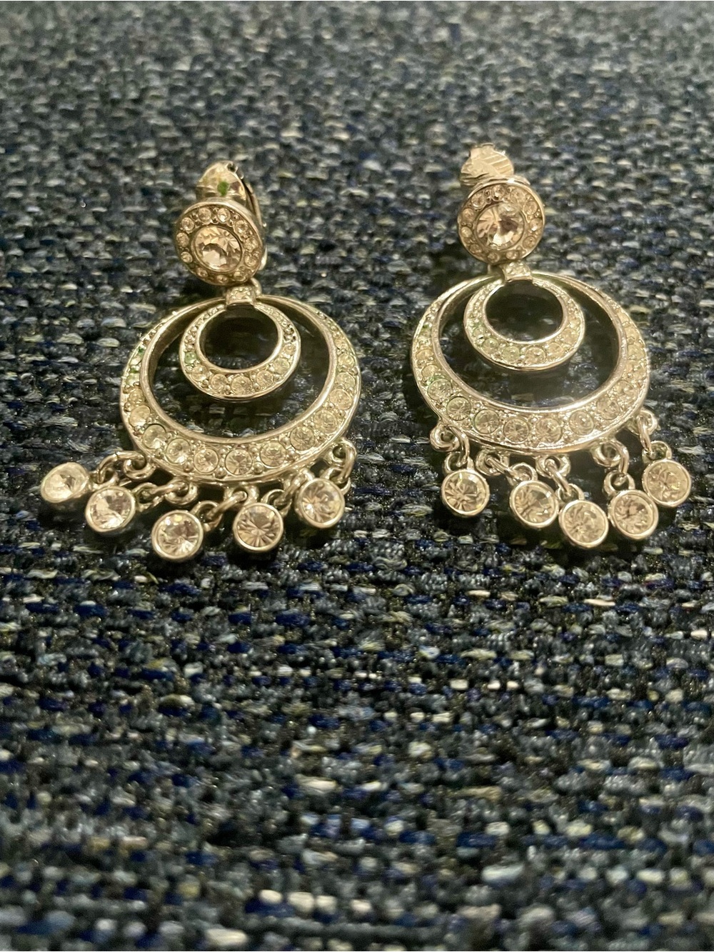 NWOT Vintage Kenneth Jay Lane chandelier earrings